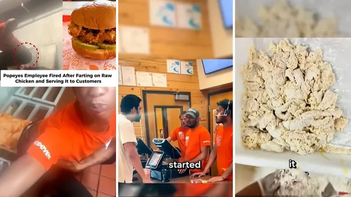 Jijik! Pegawai Restoran Sengaja Kentuti Ayam Mentah Sebelum Digoreng