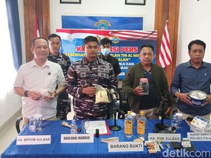 Lanal Mamuju Amankan 2,5 Kg Diduga Bahan Baku Sabu-Pil Koplo