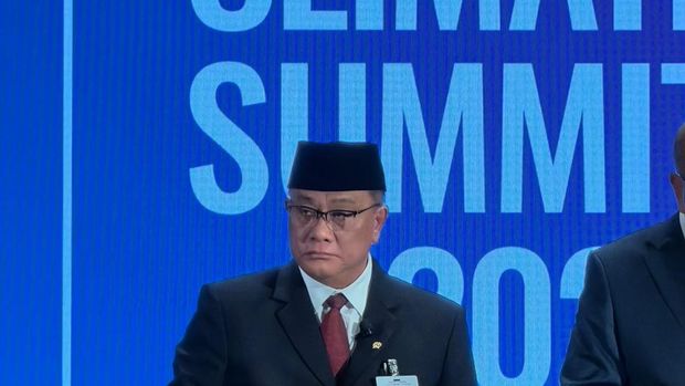 Menteri LH Jumhur Hidayat saat menghadiri  Climate Summit PBB. (Dok. Kementerian LH)