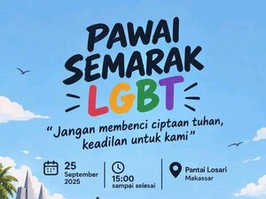 Viral Pamflet Pawai LGBT di Makassar, Polisi Selidiki