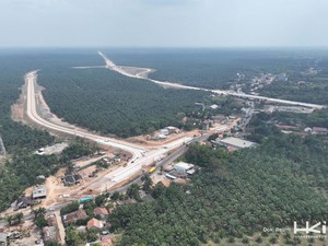 Tol Betung-Tempino-Jambi Dikebut, Progres Konstruksi Capai 69 Persen