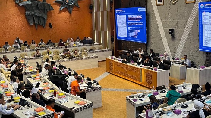 Rapat Kabasarnas dengan Komisi V DPR (Anggi/detikcom)