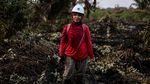Relawan Perempuan Berjibaku Melawan Karhutla Kalimantan