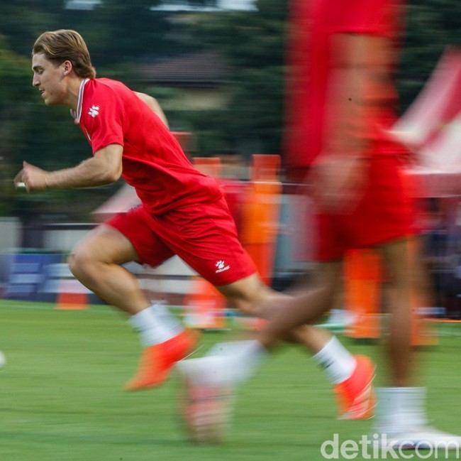 Timnas Indonesia Gaspol Latihan di PTIK Jelang Hadapi Singapura