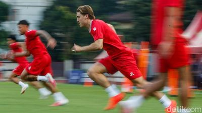 Timnas Indonesia Gaspol Latihan di PTIK Jelang Hadapi Singapura