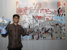 Lukisan Urban Realism Layers Bawa Begok Oner Jadi Pemenang