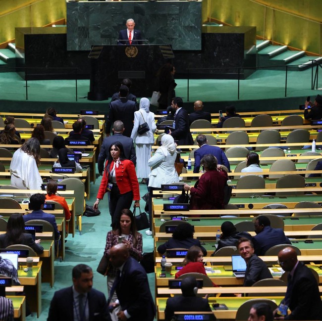 Delegasi Walkout dari Sidang Umum PBB Saat Netanyahu Berpidato