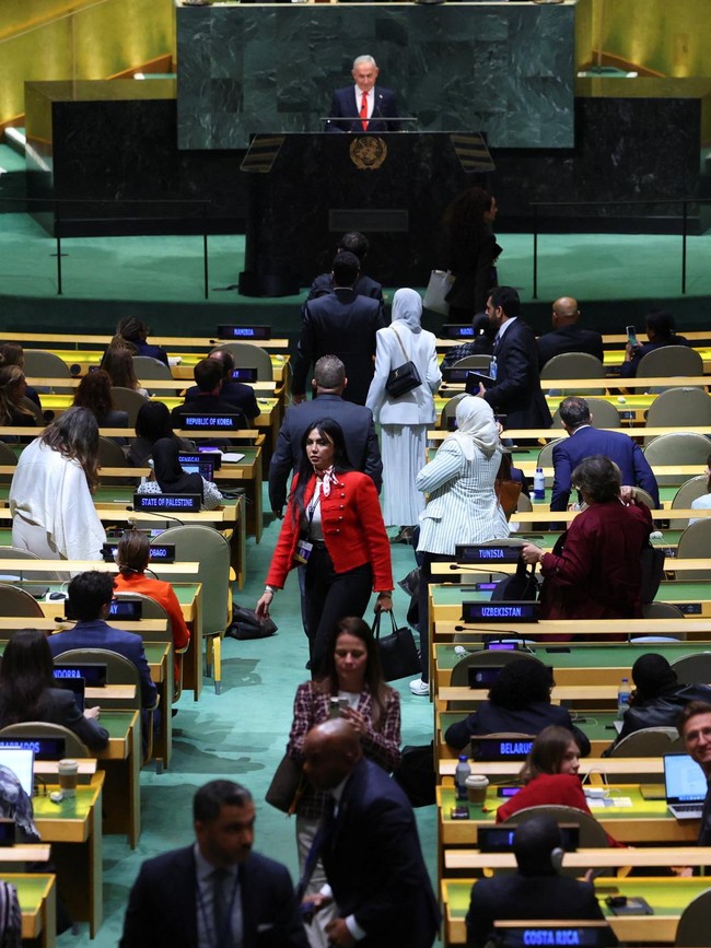 Delegasi Walkout dari Sidang Umum PBB Saat Netanyahu Berpidato