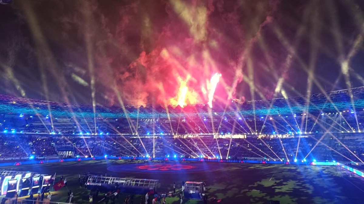 Agnes Monica and Fireworks Light Up FIFA ASEAN Cup 2026 Opening Ceremony at SUGBK