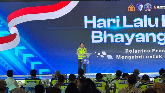 Kakorlantas Polri Irjen Wibowo di HUT ke-71 Lalu Lintas Bhayangkara (Taufiq/detikcom)