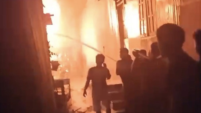 Kebakaran rumah di Padangsidimpuan