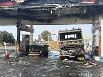 Video: Kebakaran SPBU Tulungagung, Api Sambar Dua Kendaraan