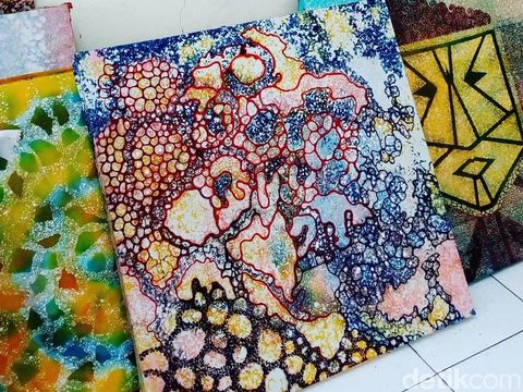 Pembuatan batik nyere Pembuatan batik nyere