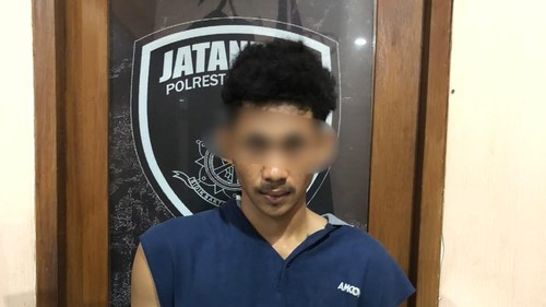 Polisi amankan pemuda Mataram yang tertangkap basah mencuri di Rumah Dinas BPKP NTB, Jumat (25/9/2026). (Foto : Polresta Mataram).