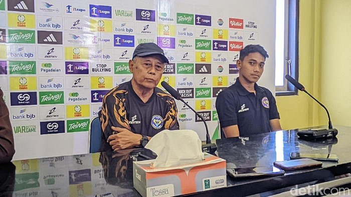 Pre Match press Conference PSGC Ciamis di Stadion Galuh.
