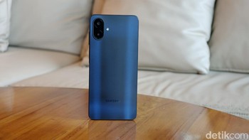 Samsung membekali Galaxy A08 dengan chipset Helio G99 Plus berfabrikasi 6 nm. Samsung mengklaim performa CPU meningkat hingga 84% dibandingkan model sebelumnya. Foto: Adi FR/detikINET