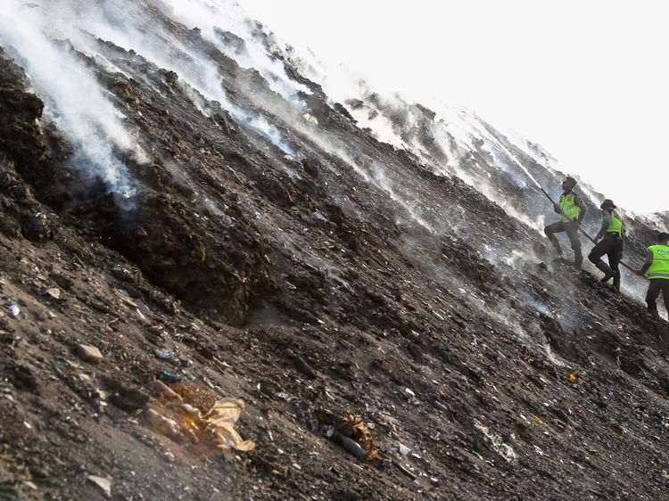 TPS Plosojenar Pati Terbakar Diduga akibat Pembakaran Slamper Tebu