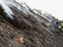 TPS Plosojenar Pati Terbakar Diduga akibat Pembakaran Slamper Tebu