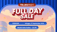 Hari Ini Serbu Transmart Full Day Sale! Pesta Diskon Meriah 50% + 20%