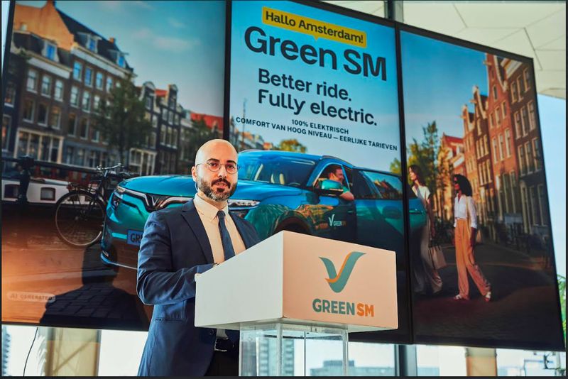 Green SM melayani hingga Amsterdam Belanda.