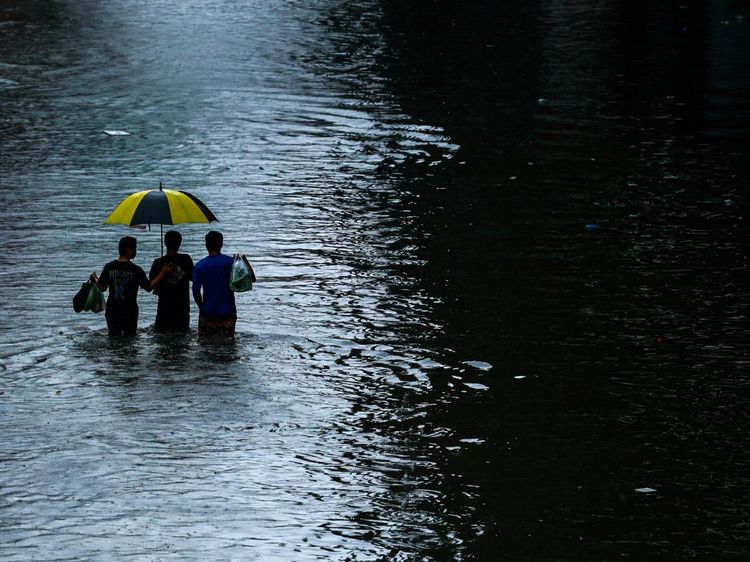 Hujan Deras Guyur Bangkok, Sejumlah Jalan Terendam Banjir