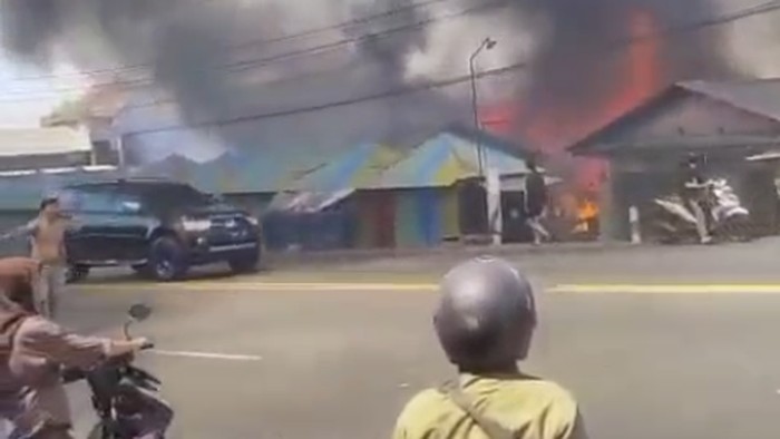 Kebakaran Pasar Kepulungan, Gempol, Pasuruan.