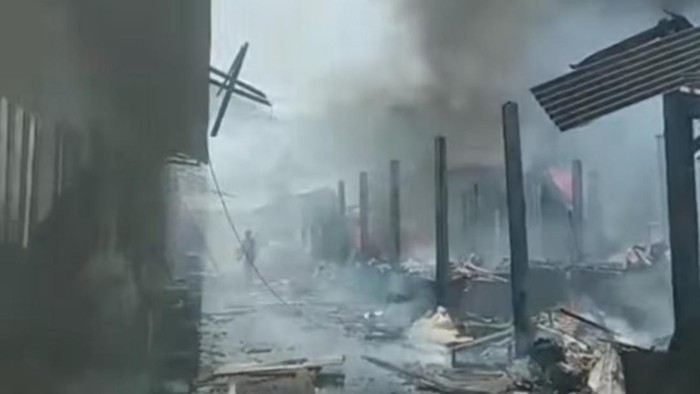 Kebakaran Pasar Kepulungan, Pasuruan.