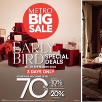 Metro Big Sale Kembali Hadir, Nikmati Diskon Hingga 70%