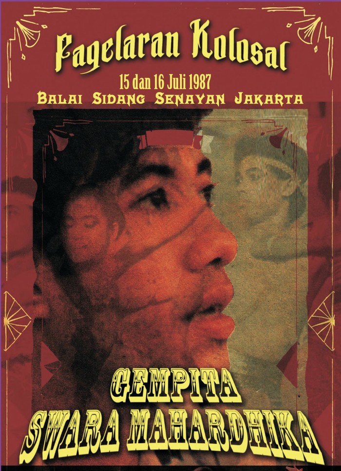 Poster pertunjukan Swara Maharddhika
