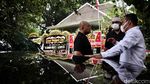Rumah Duka Guruh Soekarnoputra Dibanjiri Karangan Bunga