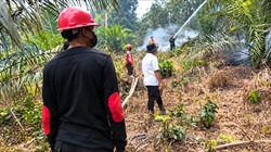 Karhutla Kembali Membara di Muaro Jambi, Satgas Lakukan Pemadaman