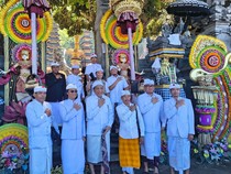 Sekjen Kemenbud Hadiri Upacara Tawur Agung Manca Wali Krama di Bali