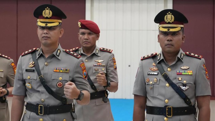 Sertijab Kapolres Bengkalis dari AKBP Fahrian ke AKBP Eko (Foto: Dok Humas Polres Bengkalis)