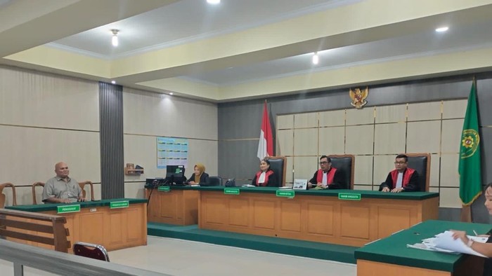 Suasana persidangan kisruh Muswil APJII Jambi di Pengadilan Negeri Jambi.
