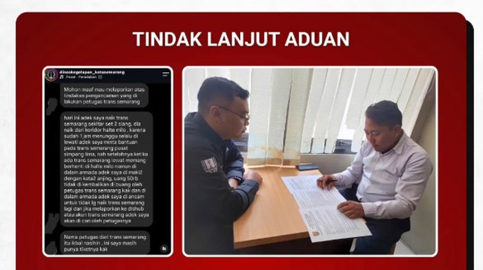 Trans Semarang menindak pegawai yang membentak penumpang.