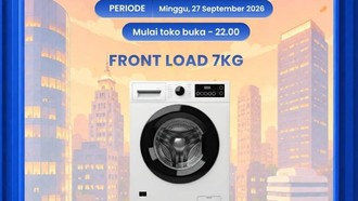 Beli Mesin Cuci Front Load 7 Kg di Transmart Full Day Sale, Diskon Rp 2 Juta!