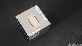 Desain kotak ala Garmin untuk perangkat-perangkat andalannya, begitu juga Garmin CIRQA. Foto: Agus Tri Haryanto/detikINET