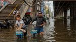 Hujan Deras Picu Banjir Parah di Bangkok