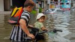 Hujan Deras Picu Banjir Parah di Bangkok