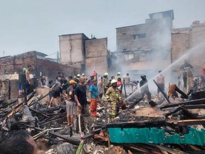 Kebakaran 20 Rumah di Pademangan Jakut, Warga Sempat Dengar Ledakan