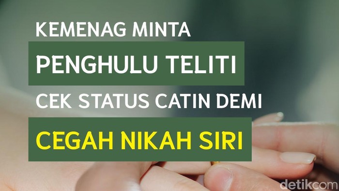 Kemenag Minta Penghulu Teliti Cek Status Catin