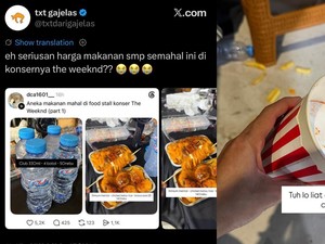 Heboh Makanan di Konser The Weeknd Jakarta Mahal, Segini Harganya!