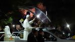 Paus Leo Berdoa di Gua Massabielle, Lourdes