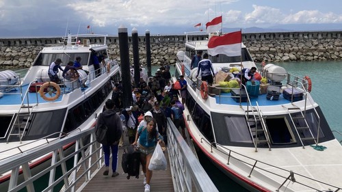 Pelabuhan Sampalan, Nusa Penida, Klungkung, Bali, September 2026. (Fatih Kudus Jaelani/detikBali).