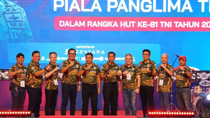 Turnamen domino Piala Panglima TNI ORADO Resmi Dibuka, Minggu (27/9/2026) siang WIB, Ada 512 Tim Berlaga.