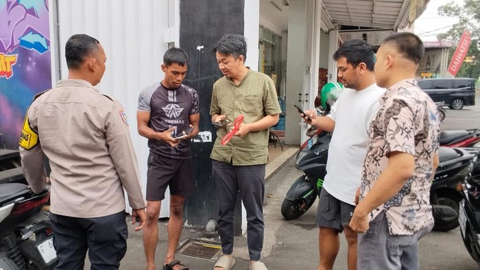 Polisi cek TKP pria diduga hendak transaksi narkoba di Bogor