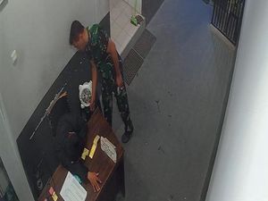 Pria Berseragam Loreng Curi HP Pegawai SPBU di Sulsel, Ternyata Pecatan TNI