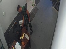 Viral Pria Berseragam TNI Curi HP Karyawan SPBU yang Tertidur