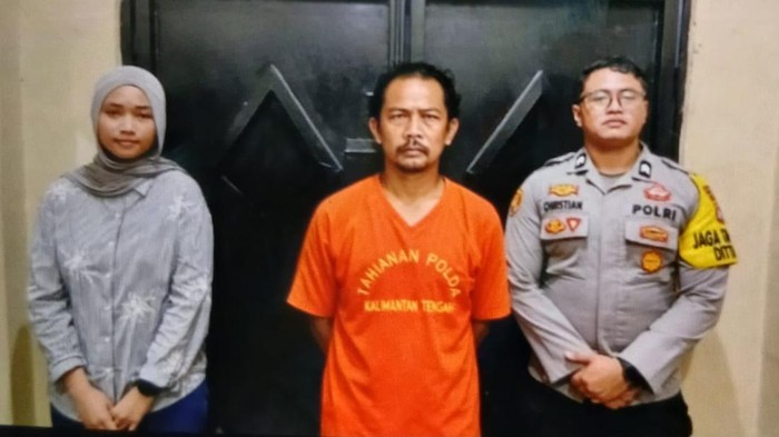 Tersangka Afner Juliwarno ditetapkan sebagai tersangka oleh Polda Kalteng. (dok Istimewa)