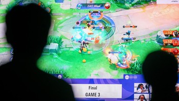 Tim esport Indonesia harus puas meraih medali perak setelah kalah 1-3 dari Jepang pada pertandingan puncak nomor MOBA Pokémon Unite Asian Games 2026. ANTARA FOTO/FAUZAN